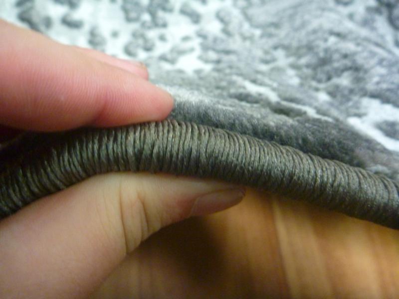 Modern Soft Heat-set Polypropylene Mystery Anthracite Cannon 12mm Thick Floor Rugs