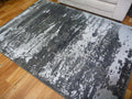 Modern Soft Heat-set Polypropylene Mystery Anthracite Cannon 12mm Thick Floor Rugs