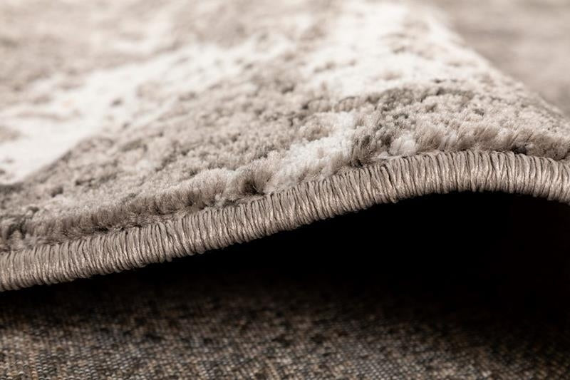 Modern Soft Heat-set Polypropylene Mystery Timeless Grey Cannon 12mm Thick Floor Rugs