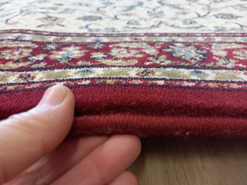 Persian Design Hall Runner by the Meter 80cm or 100cm Wide Cream Red Elite Soft High Quality