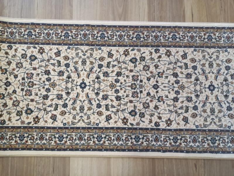 Persian Design Hall Runner by the Meter 80cm or 100cm Wide Cream Beige Elite Soft High Quality