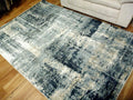 Thick Luxurious Modern Contemporary Kali Grey Worn Look Floor Rug