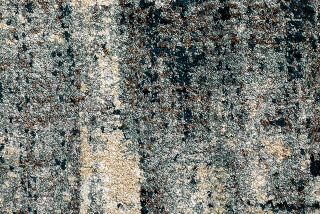 Thick Luxurious Modern Contemporary Kali Grey Worn Look Floor Rug