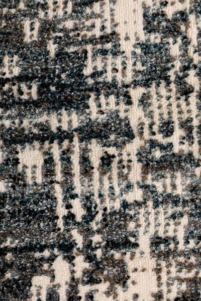 Thick Luxurious Modern Contemporary Kali Grey Mottled Patches Floor Rug