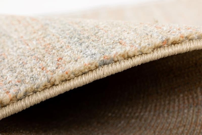 Thick Luxurious Modern Contemporary Kali Light Beige Mottled Colour Floor Rug