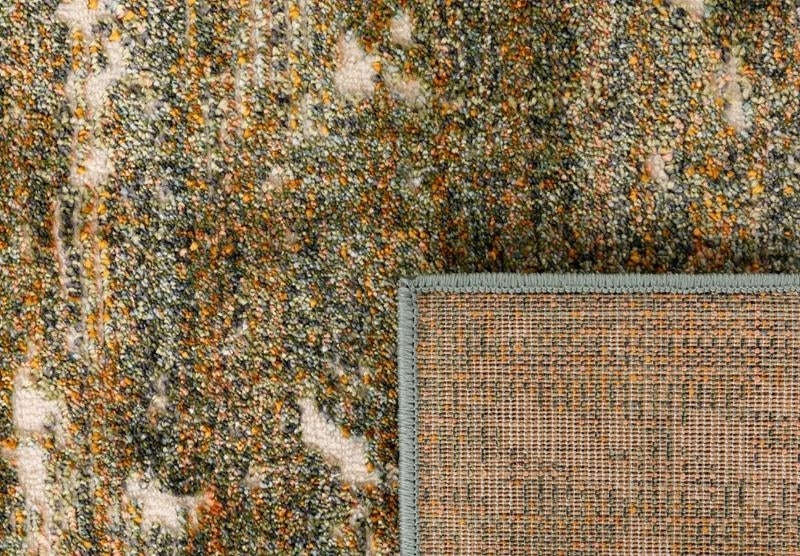Thick Luxurious Modern Contemporary Kali Beige Mottled Patches Floor Rug