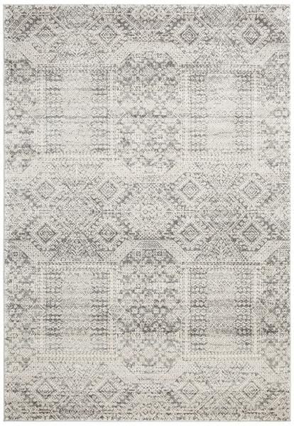 Contemporary Fantacy Kelpie Silver Floor Area Rugs Circles and Runners