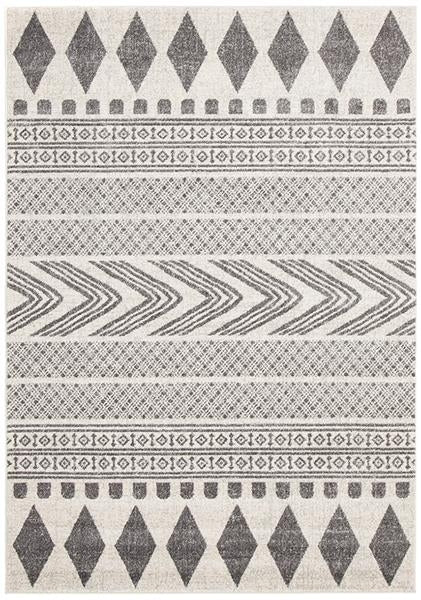 Modern Fantacy Percephone Grey Floor Area Rugs Circles and Runners