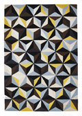 Lux Designer Wool Floor Area Rug and Runners Blue