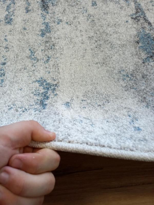 Modern Madeline Design Grey Blue Abstract Floor Area Rugs