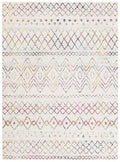 Modern Contemporary Casablanca Multi Waves Oblongs & Round Rugs & Hall Runners