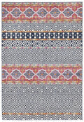 Modern Contemporary Casablanca Multi Tribal Patterns Oblongs & Round Rugs & Hall Runners
