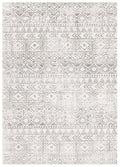 Modern Contemporary Casablanca Grey Tribal Wash Oblongs & Round Rugs & Hall Runners