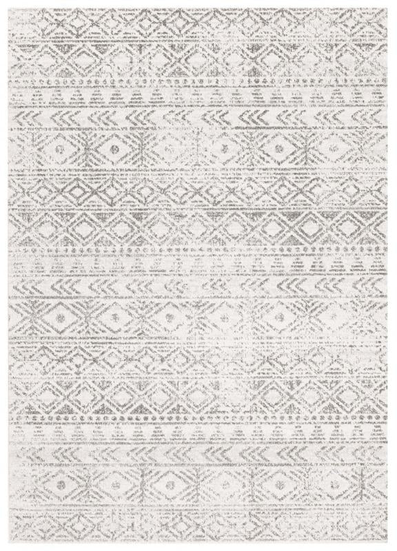 Modern Contemporary Casablanca Grey Tribal Wash Oblongs & Round Rugs & Hall Runners