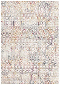 Modern Contemporary Casablanca Multi Rustic Tribal Wash Oblongs & Round Rugs & Hall Runners