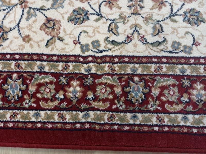 Clearance Hall Runners Cream Red Persian Design Elite 80 or 100cm Wide End of Roll Edged
