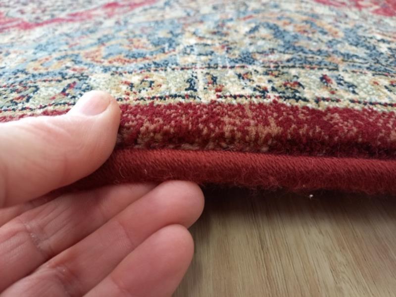 Clearance Hall Runners Red Blue Elite Bakhtiari 80 or 100cm Wide End of Roll Edged