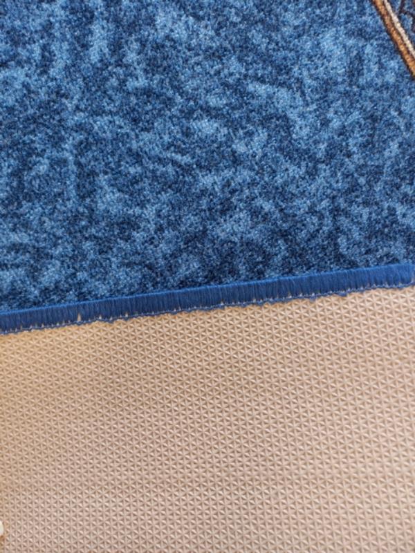 Clearance Hall Runners Epos Blue 67cm Wide End of Roll Edged