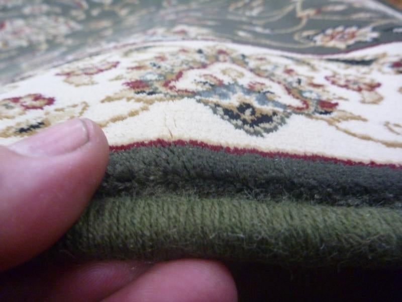 Clearance Hall Runners Heritage Green Allover Soft Feel Pile 80cm Wide End of Roll Edged