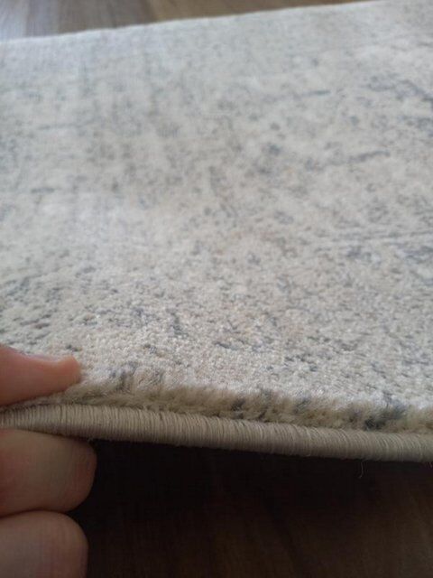Clearance Hall Runners Chorus Cream Aged Allover Detailed 80cm Wide End of Roll Edged