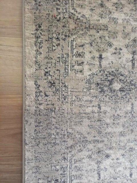 Clearance Hall Runners Chorus Cream Aged Allover Detailed 80cm Wide End of Roll Edged