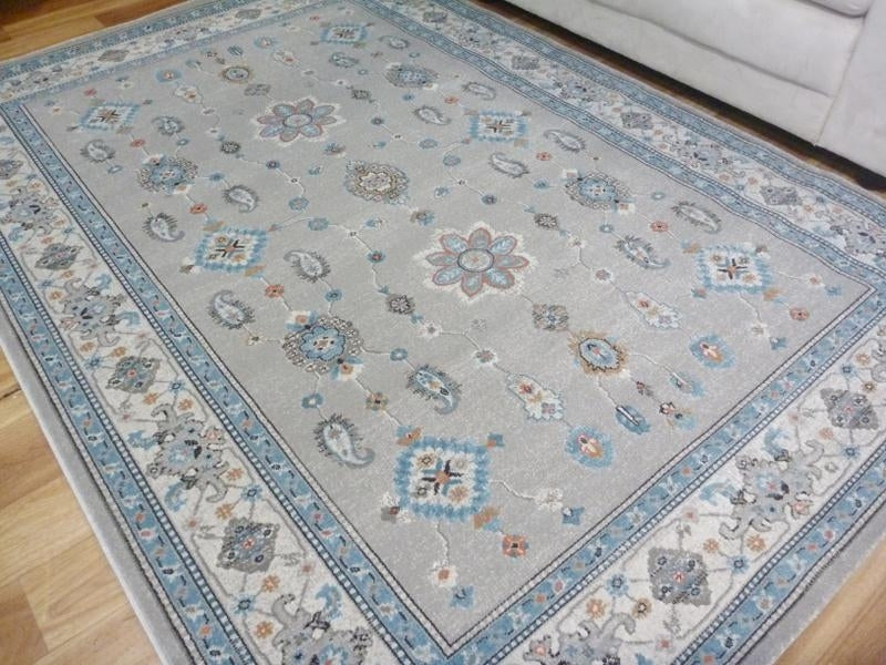 Persian Classic Allover Design Floor Area Rugs Almond Ivory Border