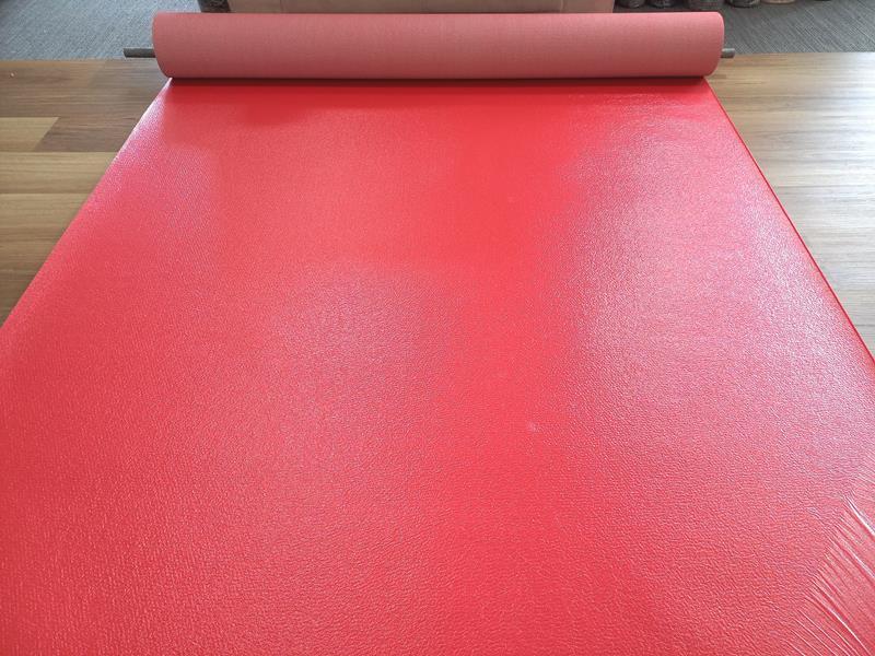 Red Expo Event Carpet Budget Runner in 2m x 5m Increment Lengths