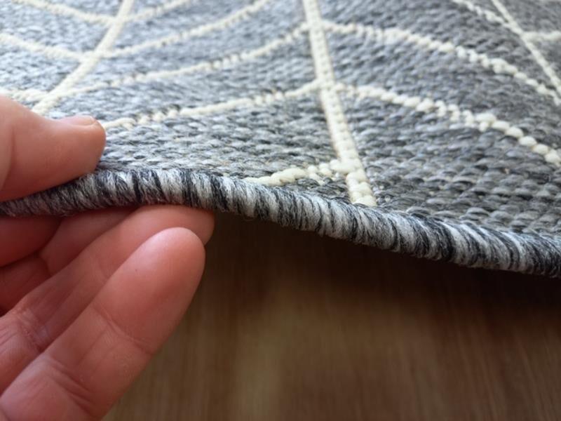 Hall Runner Flat-weave Gest Shaded Grey 67 or 80cm wide Herringbone by the Meter