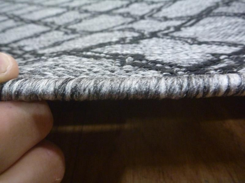 Moroccan Flatweave Gest Silver Grey Floor Rug
