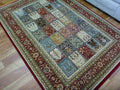 Persian Rugs Heritage Panel Red Floor Rug Soft Feel Pile