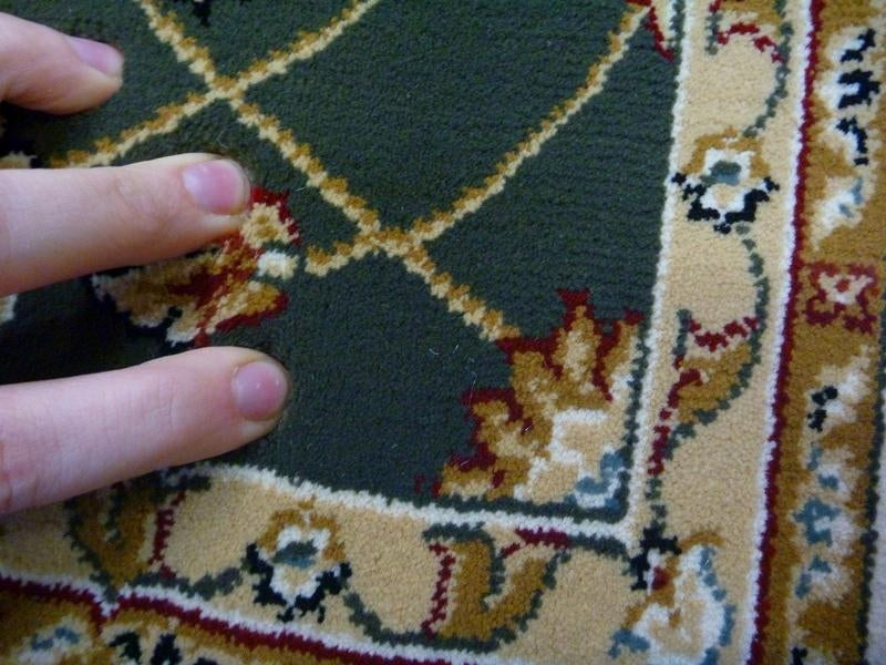 Persian Rugs Heritage Green Floor Rug All Over Soft Feel Pile