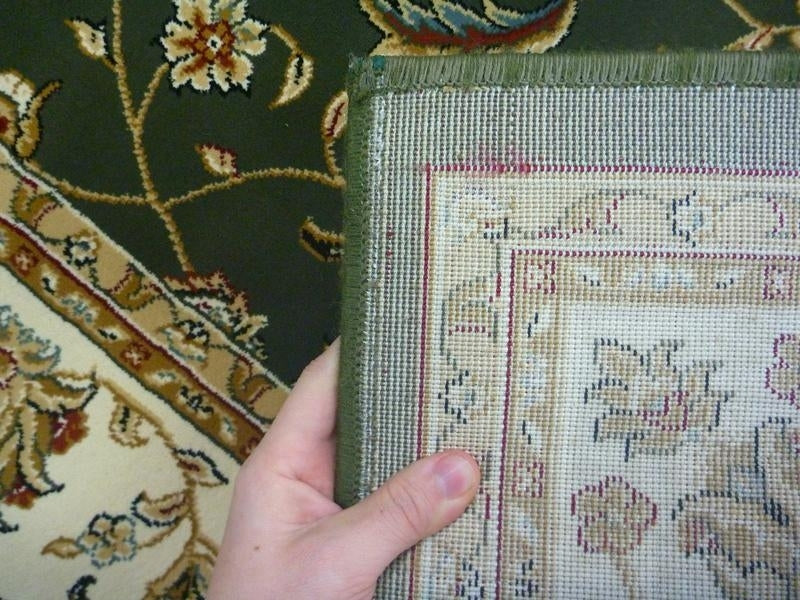 Persian Rugs Heritage Green Floor Rug All Over Soft Feel Pile