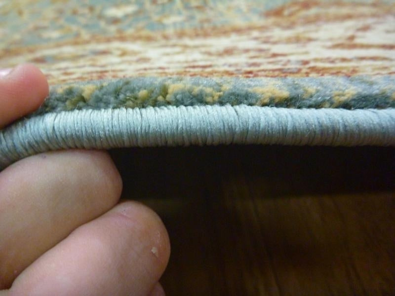Persian Rugs Heritage Blue Allover Detailed Soft Feel Pile Floor Rugs & Hall Runner