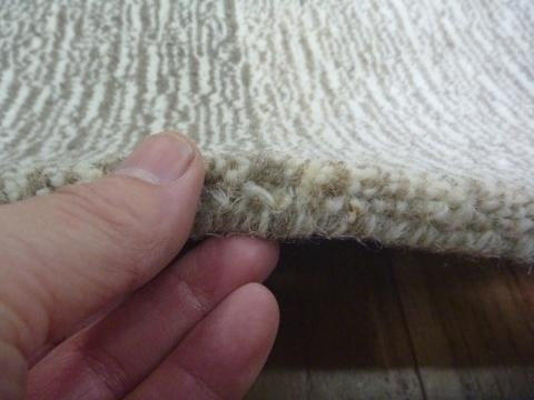Chunky Wool Rugs Hand Loomed Whisper Natural Panels