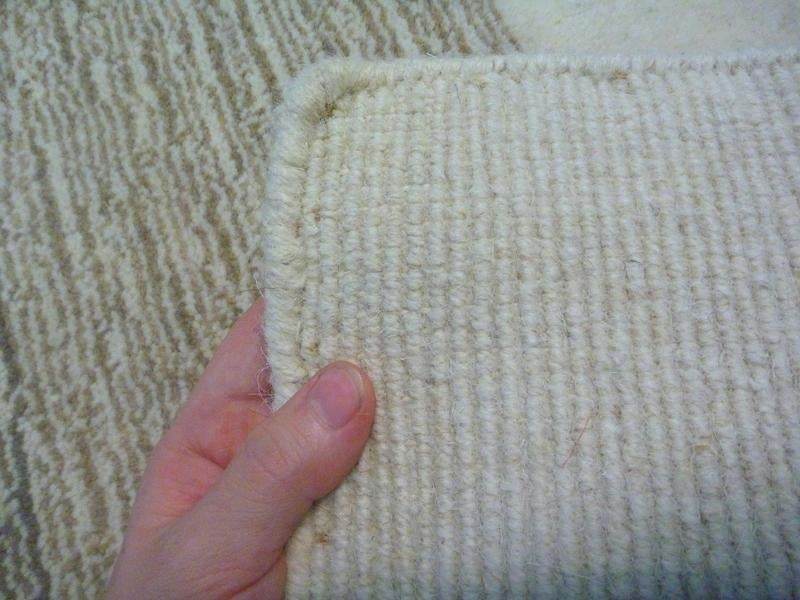 Chunky Wool Rugs Hand Loomed Whisper Natural Panels