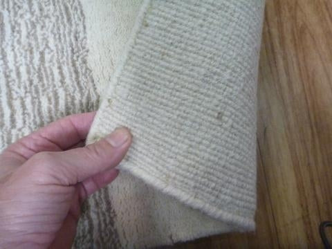 Chunky Wool Rugs Hand Loomed Whisper Natural Panels