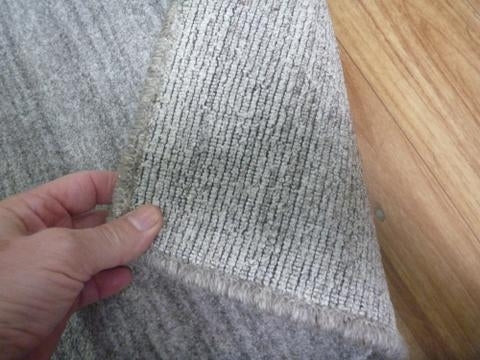 Super Soft Stunning Natural Wool Viscose Rugs Marble Fog Grey