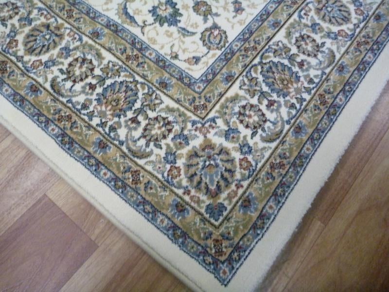 Elite Cream Beige Border Persian Allover Design Soft High Quality Floor Area Rugs