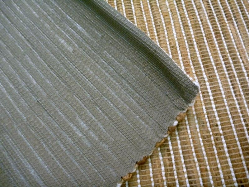 Natural Fiber Hyacinth Flat-weave Floor Area Rug