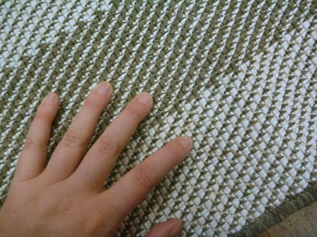 Washable & Reversible Outdoor Patio Plain Design Coffee Floor Area Rugs
