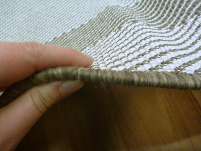Washable & Reversible Outdoor Patio Plain Design Coffee Floor Area Rugs