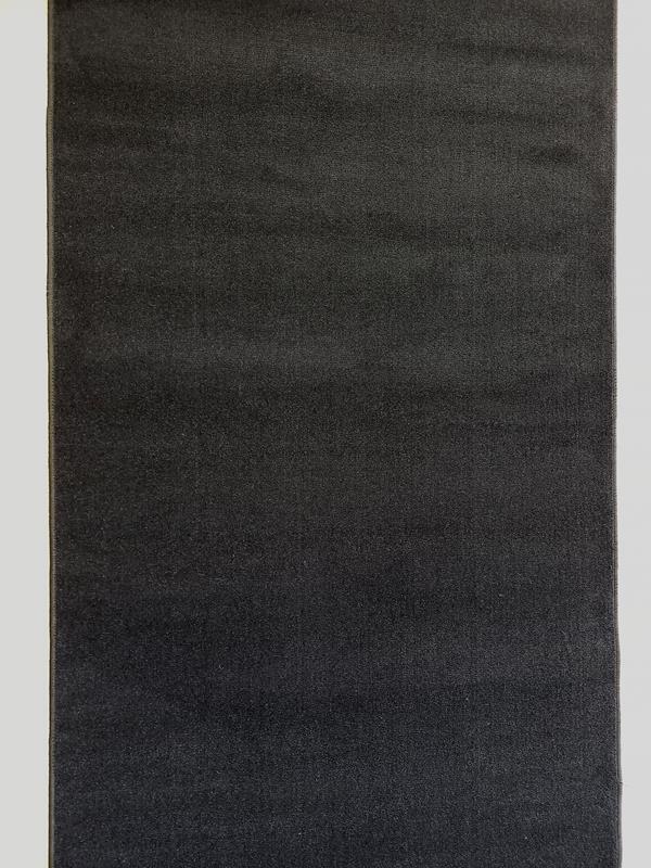 Black Grandeur Plush Pile Wedding Event Exhibition Thick Washable Carpet Aisle Runner