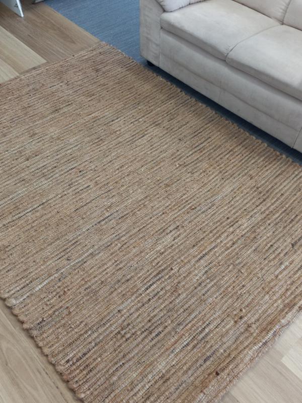 100% Jute Hand Woven Natural Fiber Chief Floor Area Rug