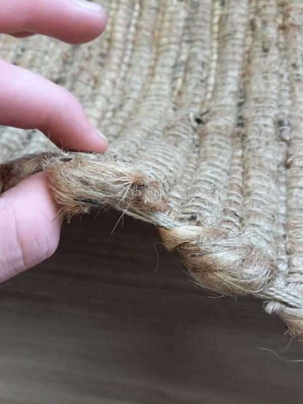 100% Jute Hand Woven Natural Fiber Chief Floor Area Rug