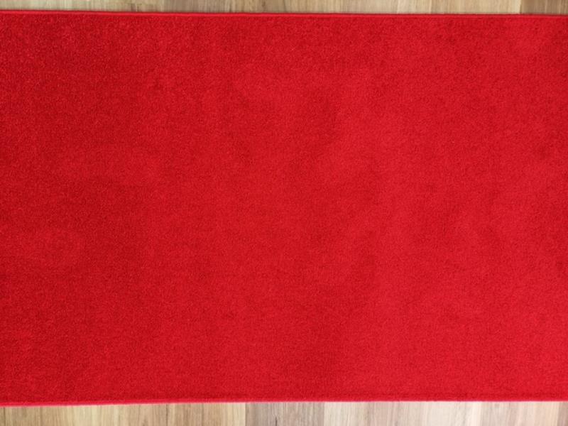 Clearance Runners Red Wedding Event Carpet Runners City 11mm Thick Twist Pile End of Roll Edged