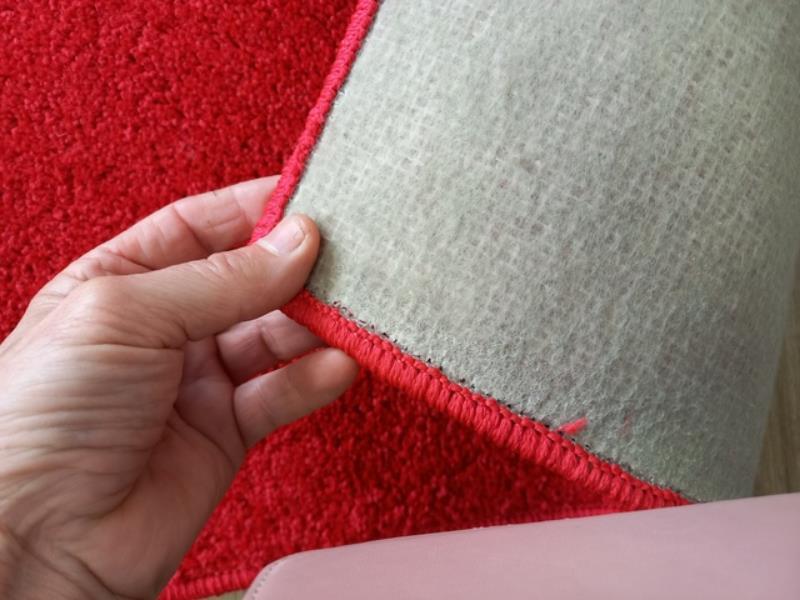 Clearance Runners Red Wedding Event Carpet Runners City 11mm Thick Twist Pile End of Roll Edged