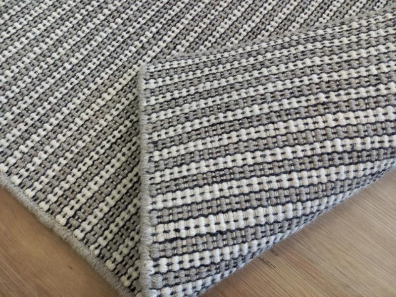 Wool Rugs Classic Loop Flatweave Sand Lines