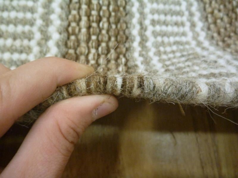 Wool Rugs Classic Tri-Weave Stripes Flatweave Camel