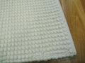 Handwoven Boucle Dip Weave Cream Felted Wool & Polyester Majestic Area Floor Rug