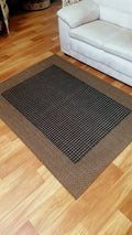 Sunrise Black Brown Flatweave Area Floor Rugs also Hall Runners and Round